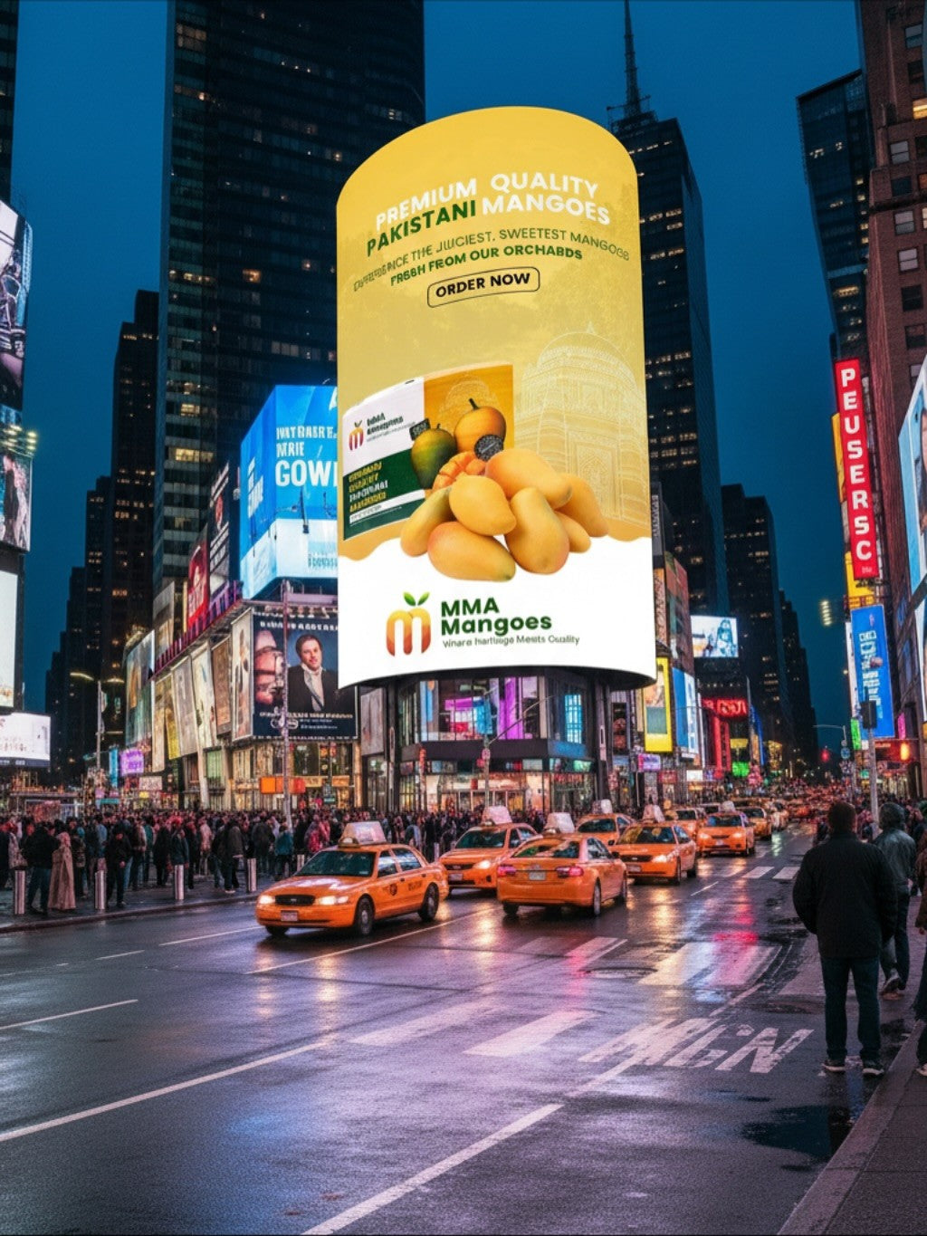 Times Square, New York — MMA Mangoes